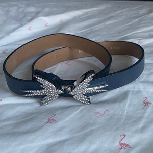 Kate Spade In The Loop Birds Skinny Belt